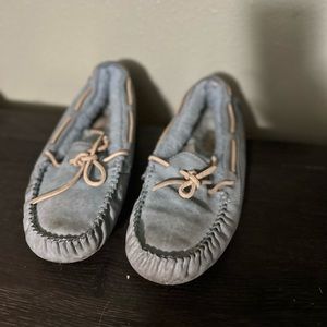 Blue ugg slippers